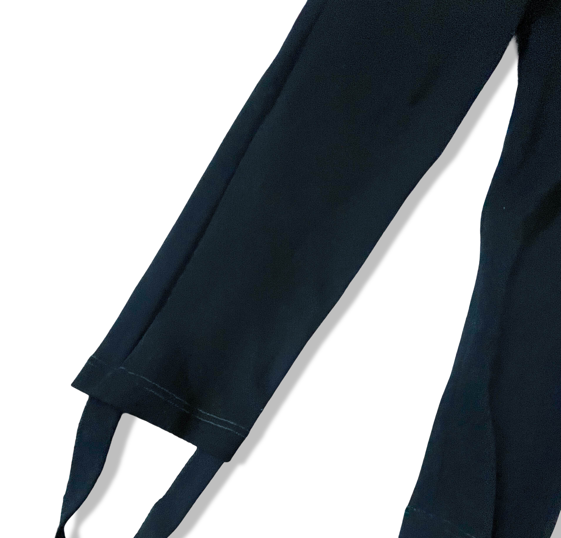 Vintage black women's ankle sweat pant in XS/S|L27 W28|SKU 3964