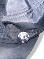 Vintage men's black army cap with ear flap| SKU 4880