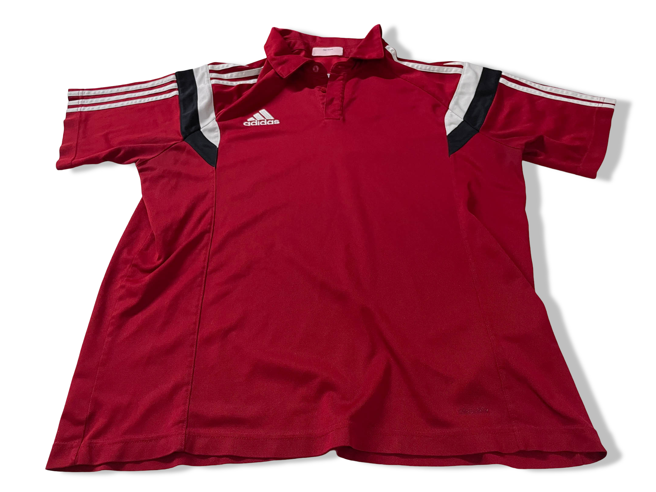 Vintage Adidas Men's polo shirt Condivo red in M|L29 W20|SKU 4137