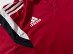 Vintage Adidas Men's polo shirt Condivo red in M|L29 W20|SKU 4137