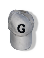 Vintage white letter G crest baseball cap| SKU 4973