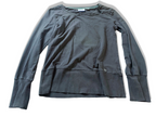 Vintage Women's Reebok brown long sleeve tees in S/M| L24 W17| SKU 3975