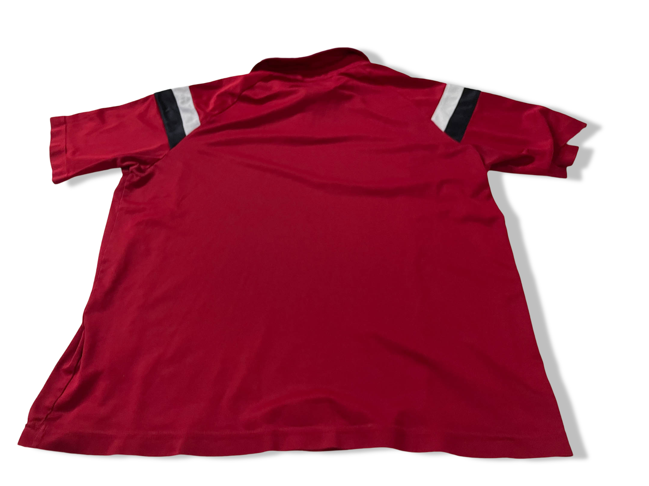 Vintage Adidas Men's polo shirt Condivo red in M|L29 W20|SKU 4137