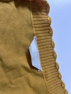 Women's  Y2k A wear mustard yellow button up cropped top in L| L20 W 18| SKU 3981