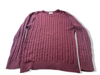 Vintage Tom Penn Wine cable knitted crew neck slim fit sweater in XL| L30 W23| SKU 3984