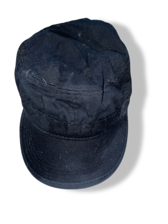Vintage E-flag army military black cap| SKU 4975