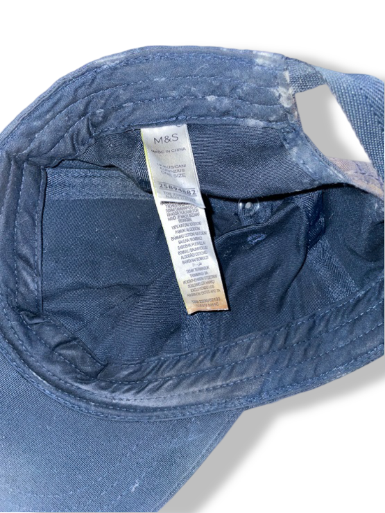 Vintage men's black mark & spencers baseball cap| SKU 4976