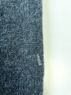 Vintage Men's Cottonfield wool knitted grey V-neck sleeveless sweater in L|L27 W22| SKU 3993