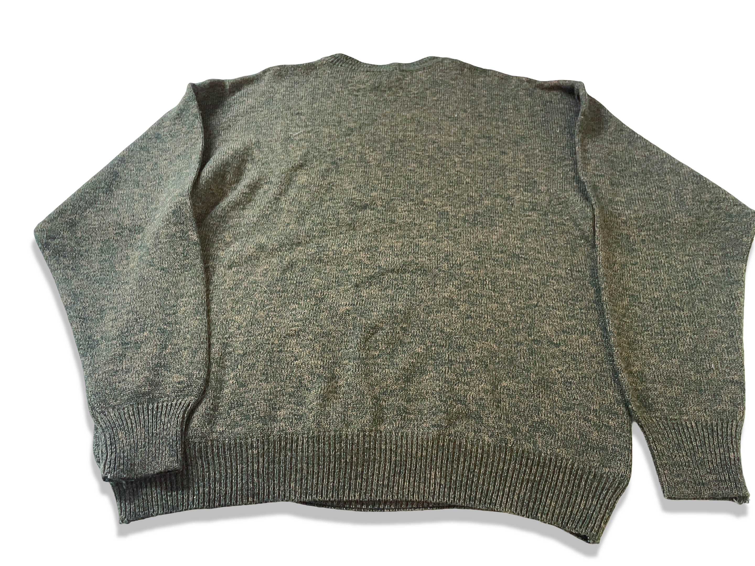 Vintage Berto Lucci Geometric Pattern Grey Sweater in L|L27 W22| SKU 3997