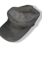 Vintage men's grey firetrap army military cap| SKU 4979