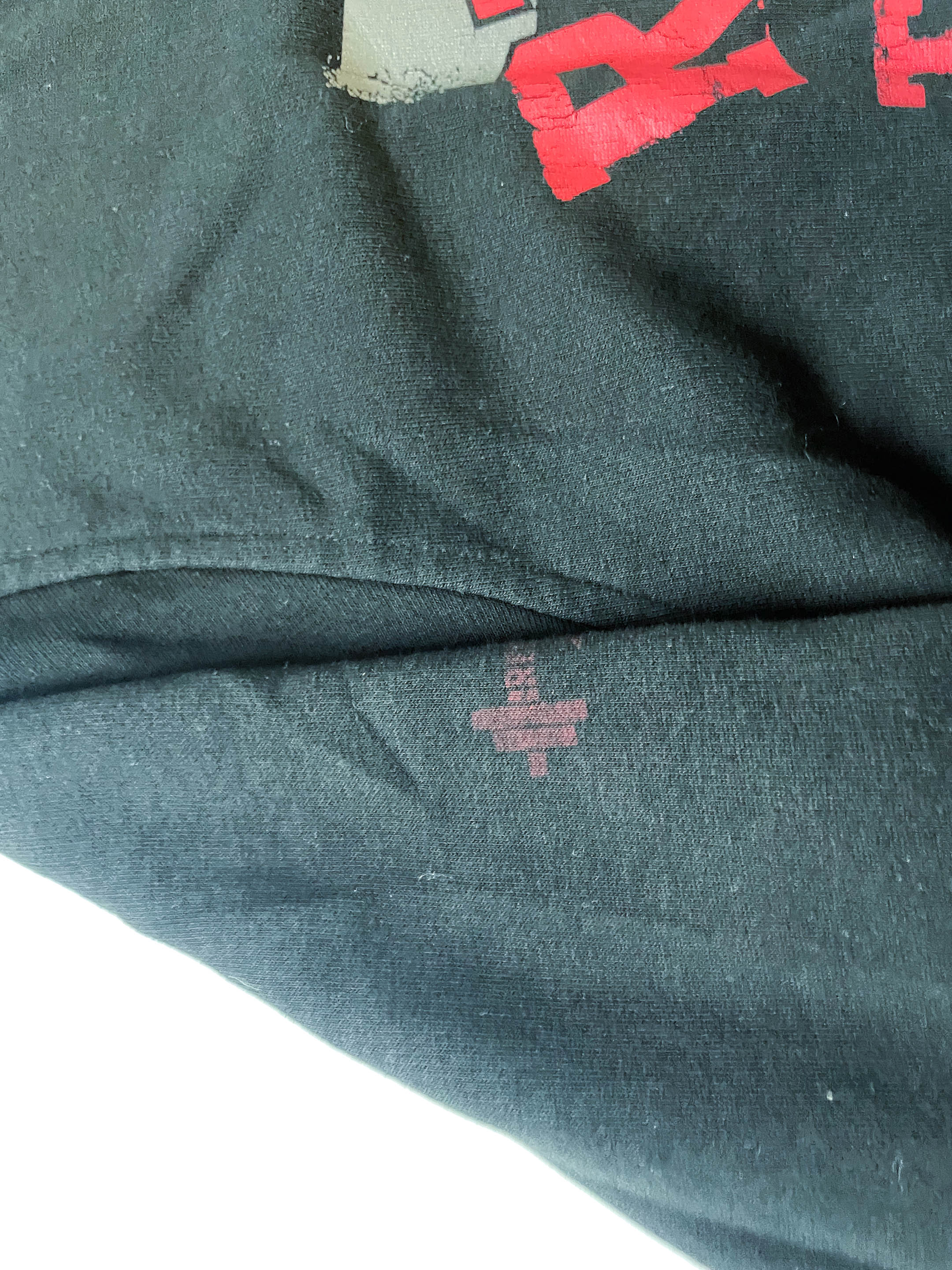 Vintage Men's Reebok training graphics black sweatshirt in L|L 28 W21| SKU 4007