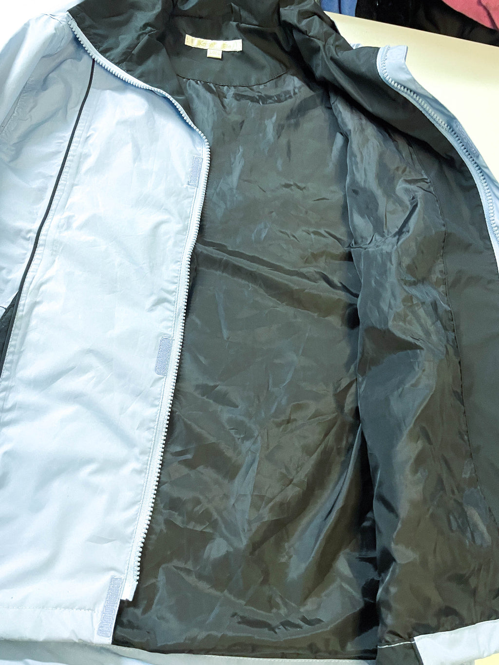 Vintage women's Kartel Elle blue windbreaker full zip jacket in S|L 30 W 20|SKU 4008 with new tag