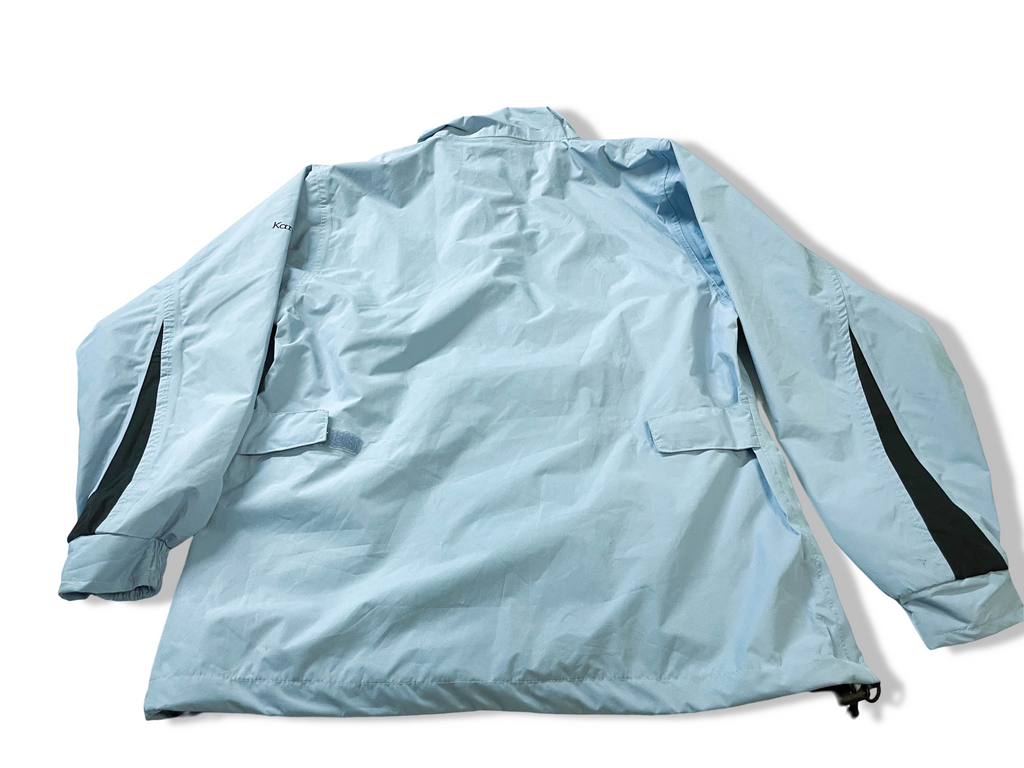 Vintage women's Kartel Elle blue windbreaker full zip jacket in S|L 30 W 20|SKU 4008 with new tag