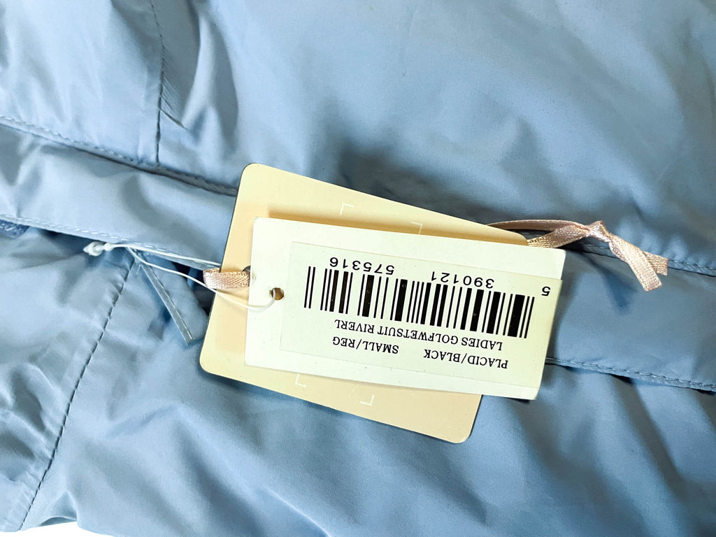 Vintage women's Kartel Elle blue windbreaker full zip jacket in S|L 30 W 20|SKU 4008 with new tag