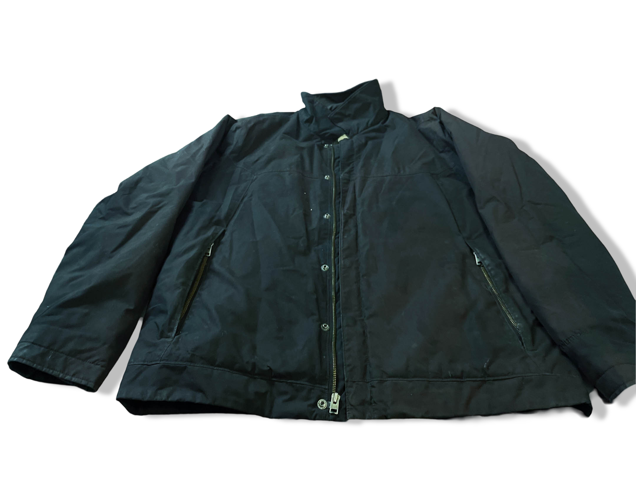 Vintage Men's Columbia sportwear black full zip waterproof jacket in L|L32 W25| SKU 4009