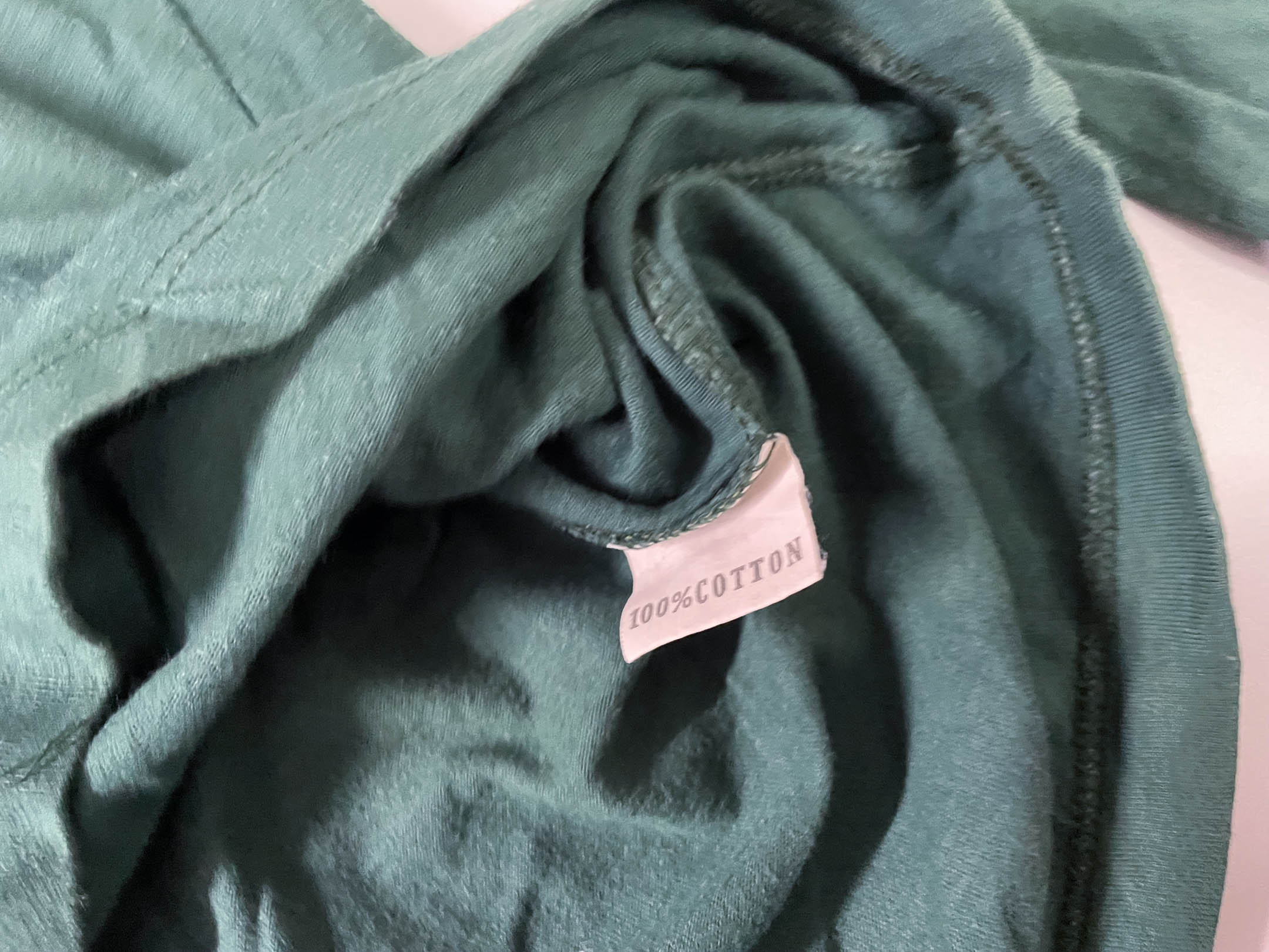 Vintage Men's Equipos long sleeve green polo shirt in S/M|L 27 W21|SKU 4142