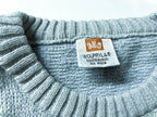 Vintage men's Wolpryla aztec geometric print grey crew neck sweater in M|L27 W22|SLU 4013