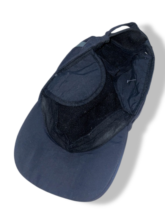 Vintage SDSRW Sport black snapback trucker cap with ear flap| SKU 4982