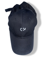 Vintage black smiley face baseball cap|SKU 4881