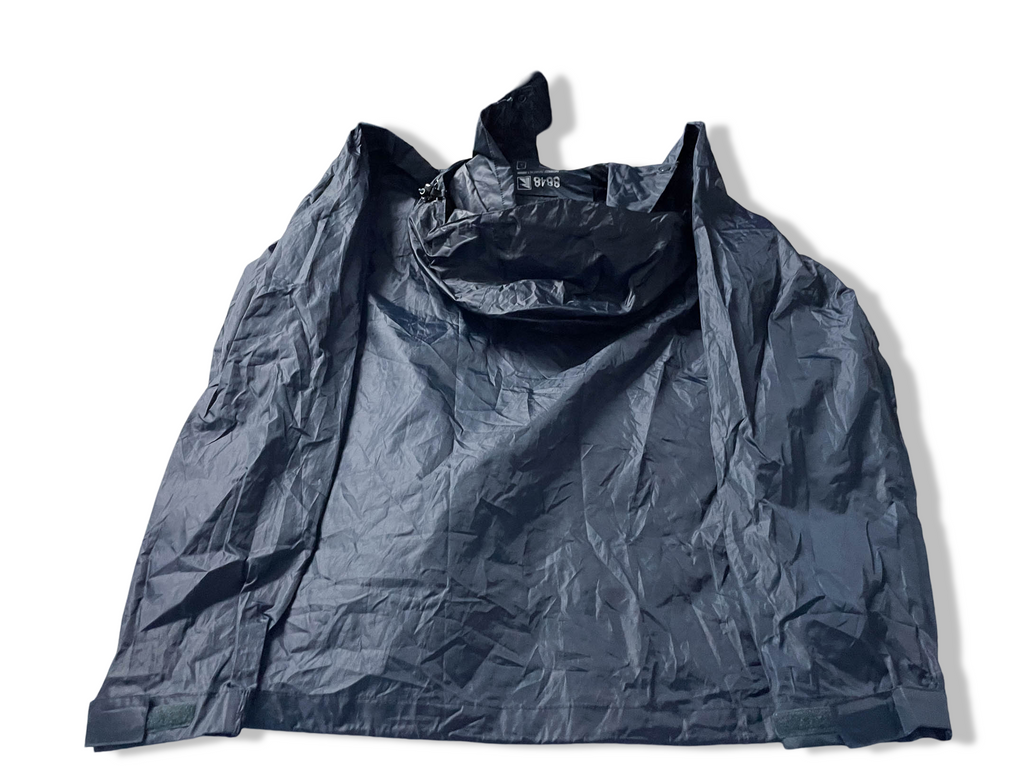 Vintage Aquamak black nylon rain hoodie jacket in S |L29 W19| SKU 4026