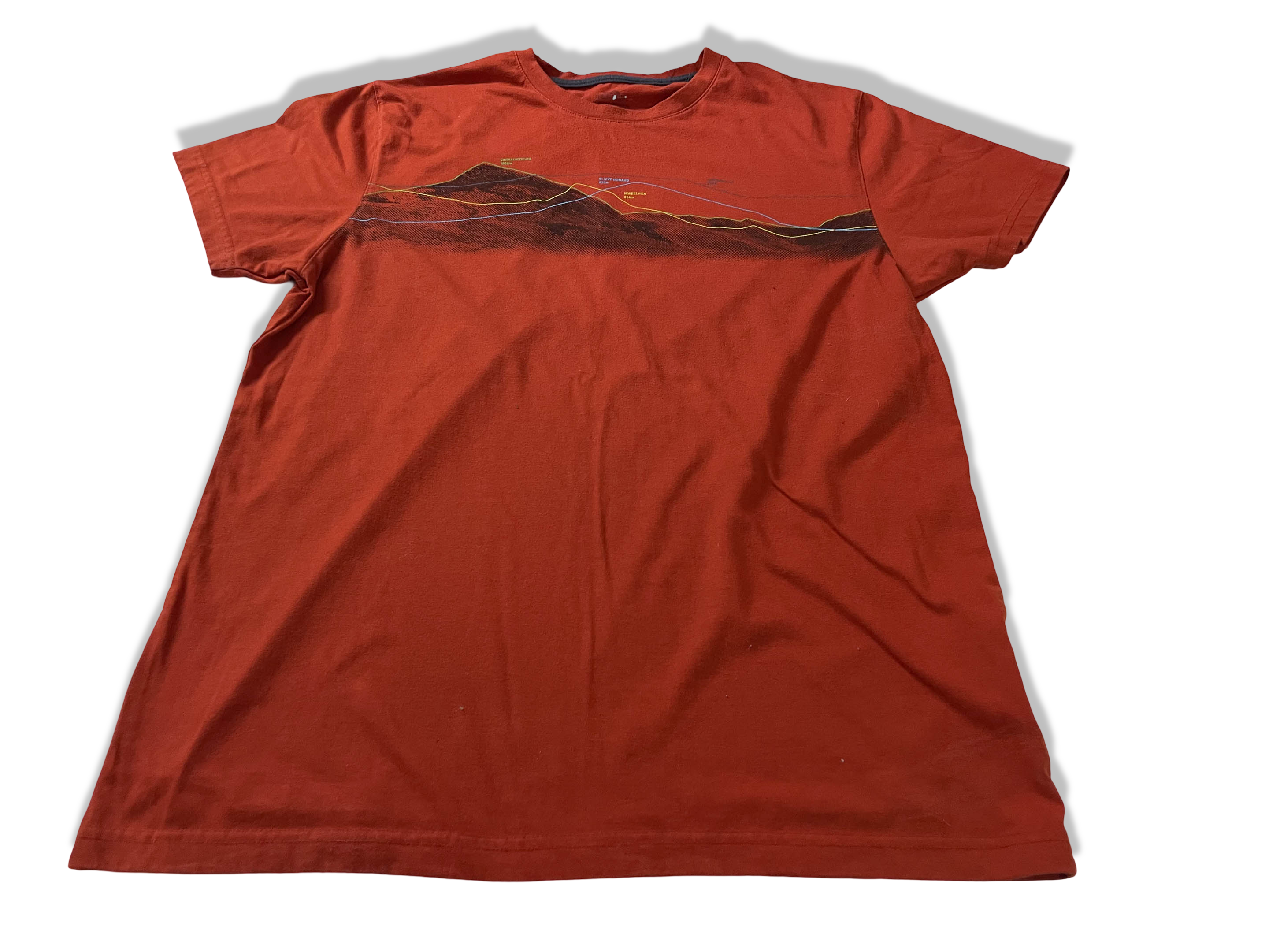 Vintage Men's trespass orange graphics medium tees |L 29 W 19|SKU 4I45