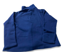 Vintage women's blue fleece full zip high neck jacket in S/M|L 22 W 19| SKU 4029