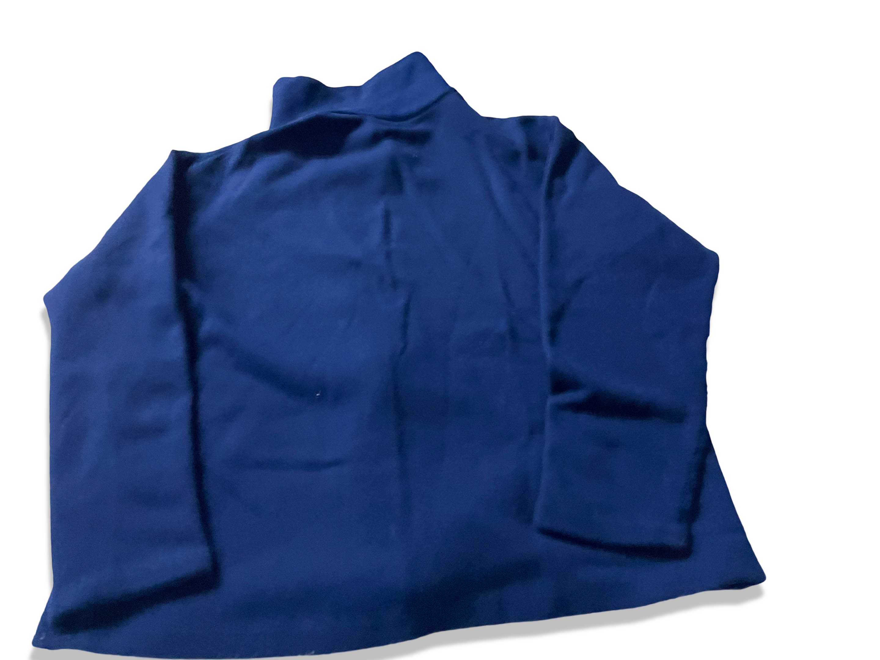 Vintage women's blue fleece full zip high neck jacket in S/M|L 22 W 19| SKU 4029