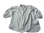 Vintage women's Next white off shoulder long sleeve shirt size 12|L27 W19| SKU 4034