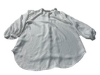 Vintage women's Next white off shoulder long sleeve shirt size 12|L27 W19| SKU 4034