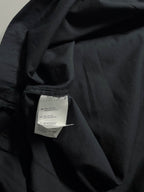 Vintage Men's Plain black oversize long sleeve shirt in XXL|L39 W29|SKU 4039