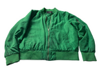 Women's Y2K Inso collection green full zip bomber jacket in XL|L25 W22|SKU 4040