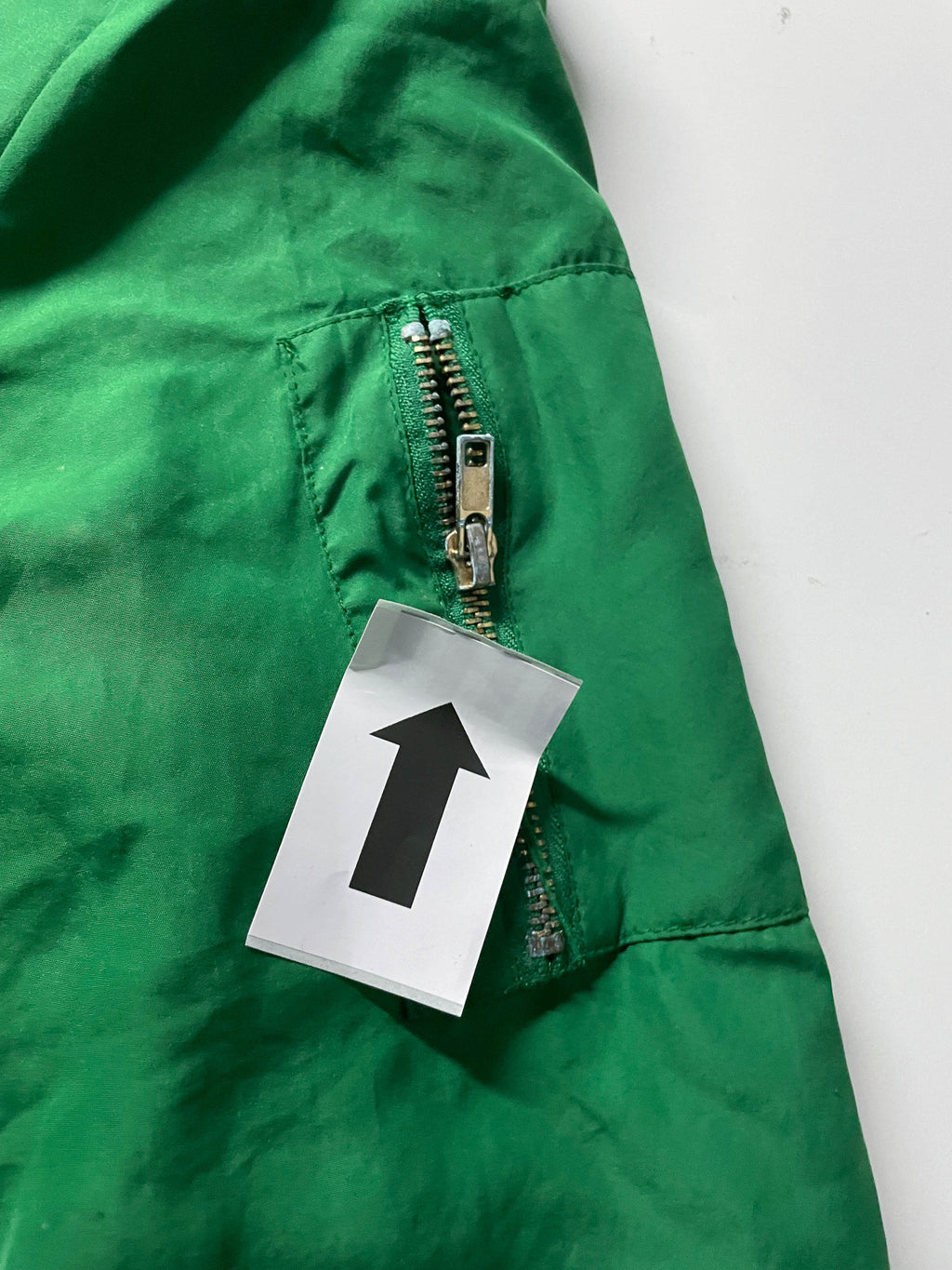 Women's Y2K Inso collection green full zip bomber jacket in XL|L25 W22|SKU 4040