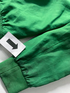 Women's Y2K Inso collection green full zip bomber jacket in XL|L25 W22|SKU 4040