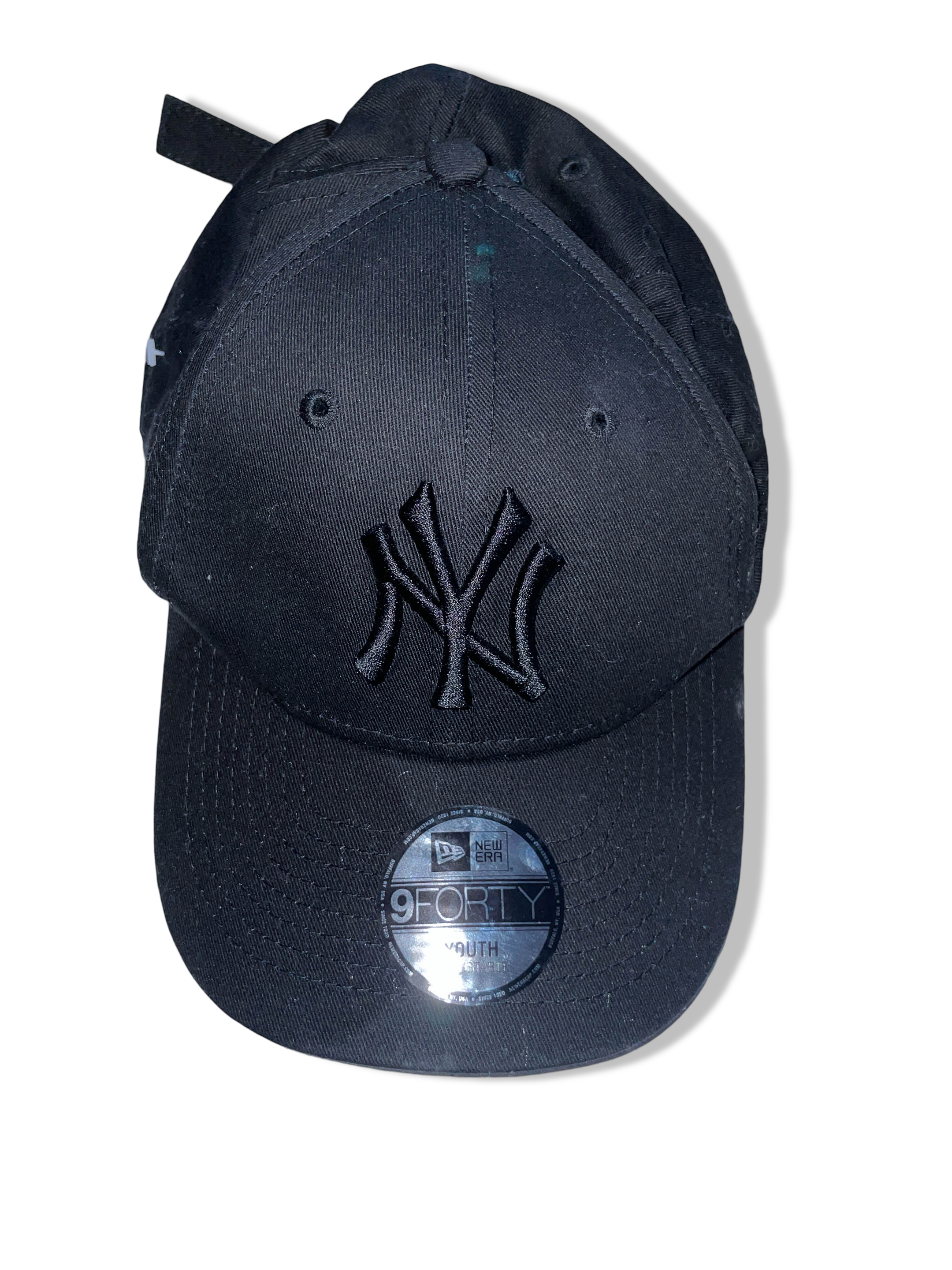 Vintage men's New Era New york 9forty black genuine baseball cap| SKU 4986