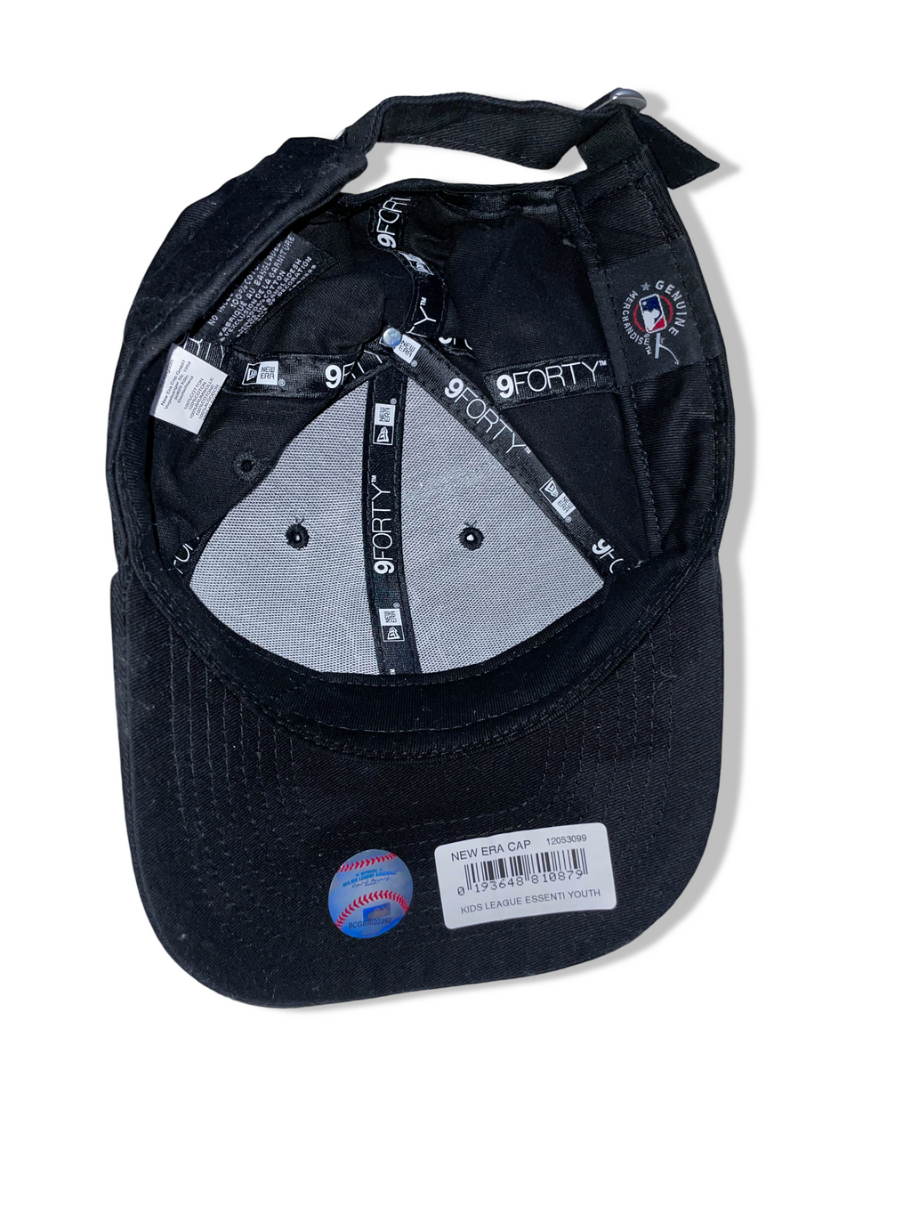 Vintage men's New Era New york 9forty black genuine baseball cap| SKU 4986