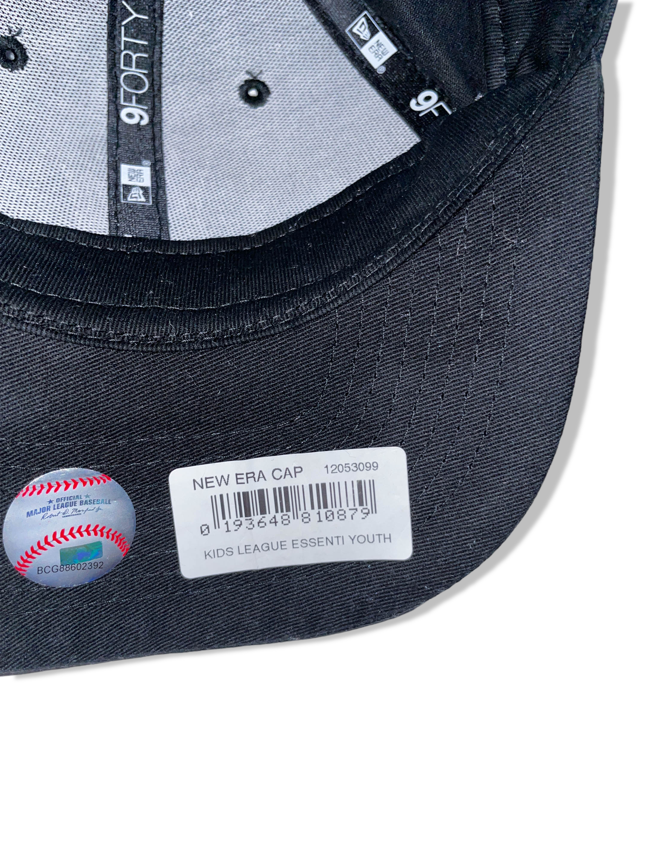 Vintage men's New Era New york 9forty black genuine baseball cap| SKU 4986