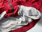 Vintage Hummel Alfs sport laden red wind breaker full zip in XL|L31 W29| SKU 4043