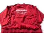 Vintage Hummel Alfs sport laden red wind breaker full zip in XL|L31 W29| SKU 4043
