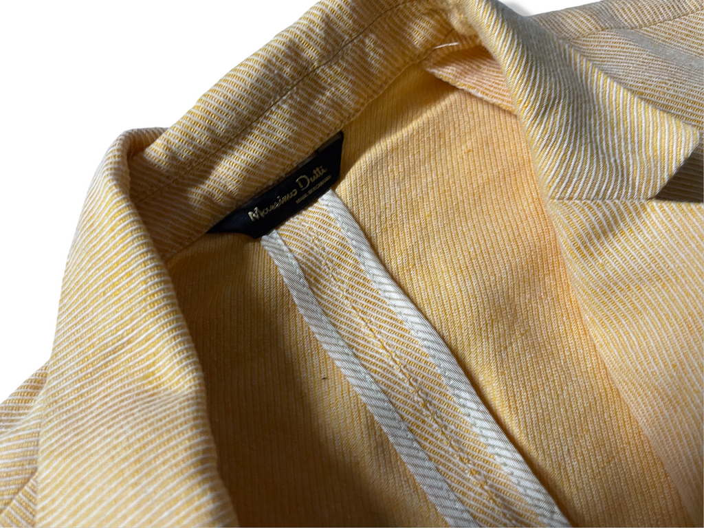Vintage Women's Massimo Dutti cream blazers in EUR 44 US 12|L 28 W18|SKU 4045