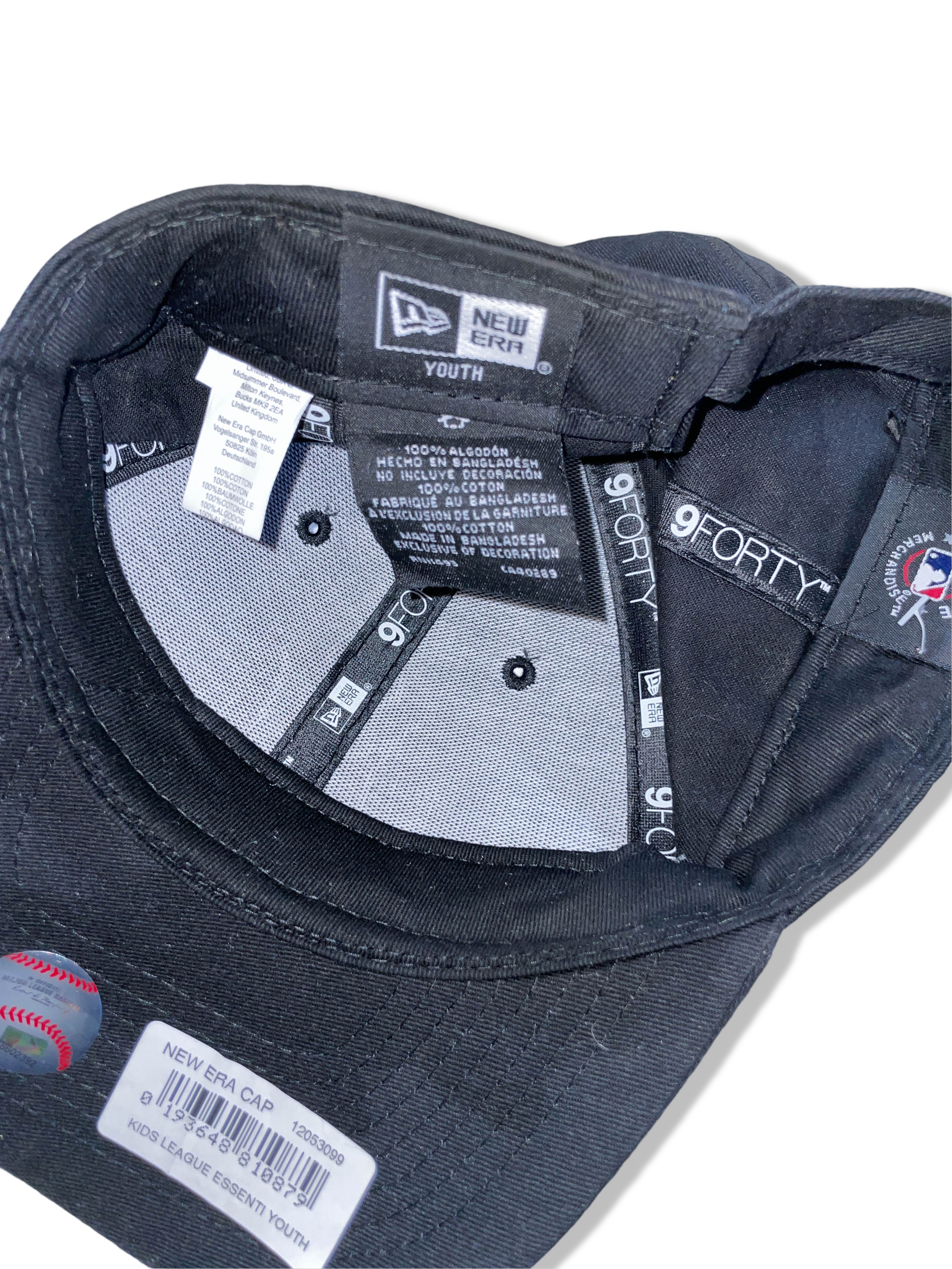 Vintage men's New Era New york 9forty black genuine baseball cap| SKU 4986