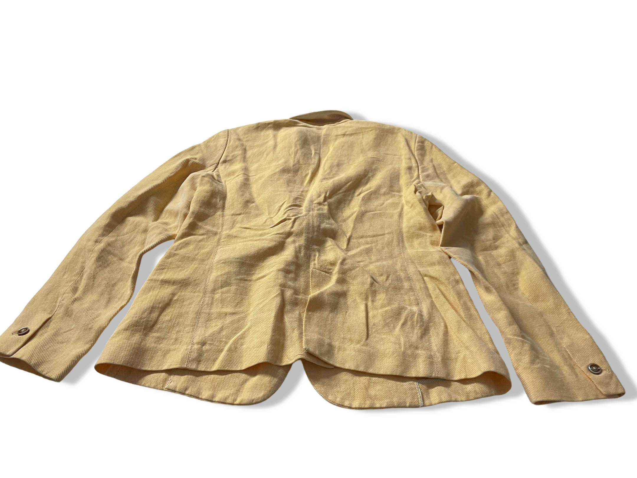 Vintage Women's Massimo Dutti cream blazers in EUR 44 US 12|L 28 W18|SKU 4045