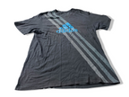 Vintage men's Black Adidas Graphics short sleeve tees in L/XL|L30 W21|SKU 4051|made in Turkey