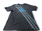 Vintage men's Black Adidas Graphics short sleeve tees in L/XL|L30 W21|SKU 4051|made in Turkey