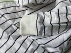 Vintage Women's Pull & Bear XDYE GIRLS White stripe hoodie full zip jacket in XL|L26 W19|SKU 4052