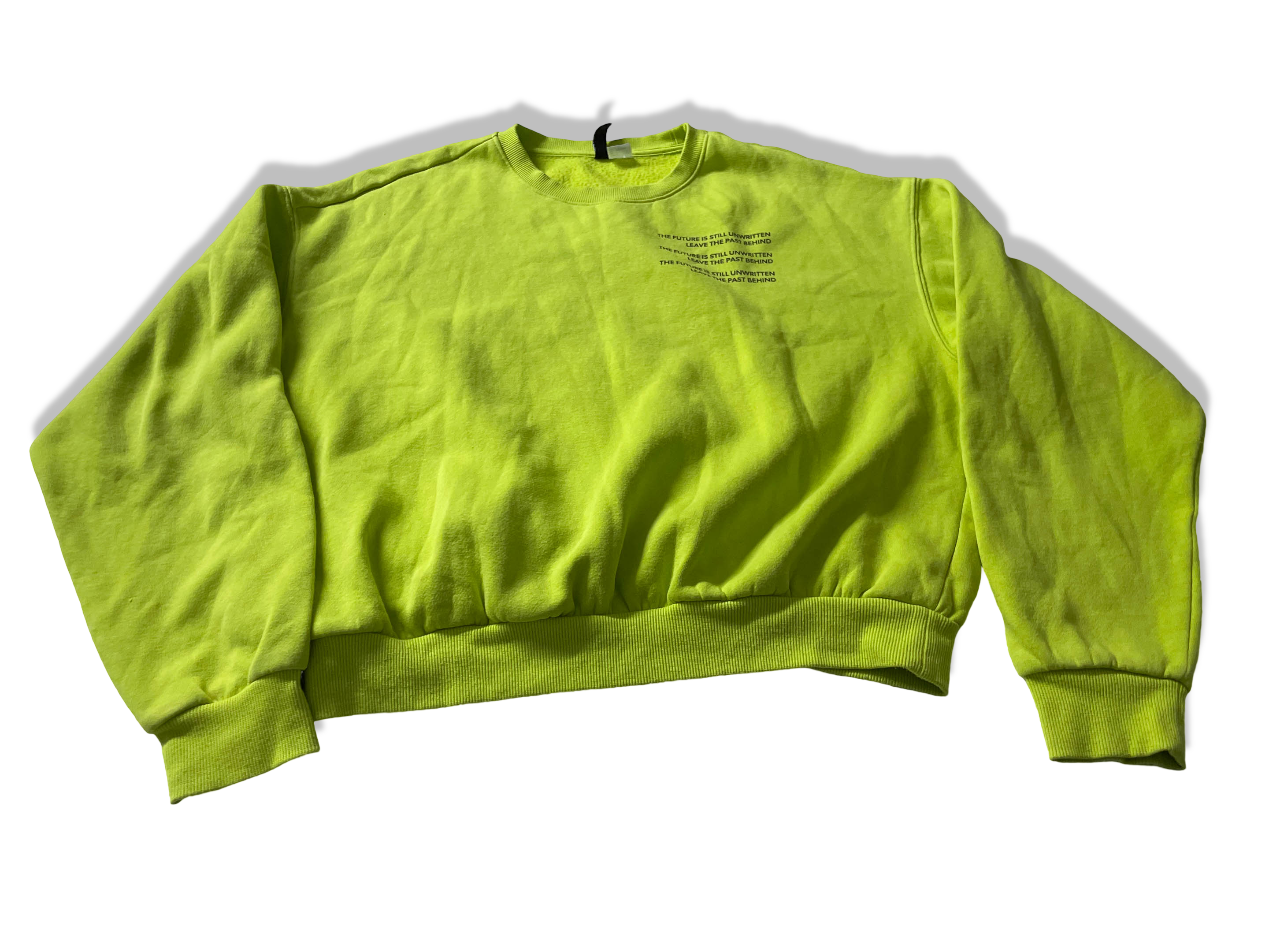 Women's Mint green crew neck sweatshirt in L|L22 W22| SKU 4053
