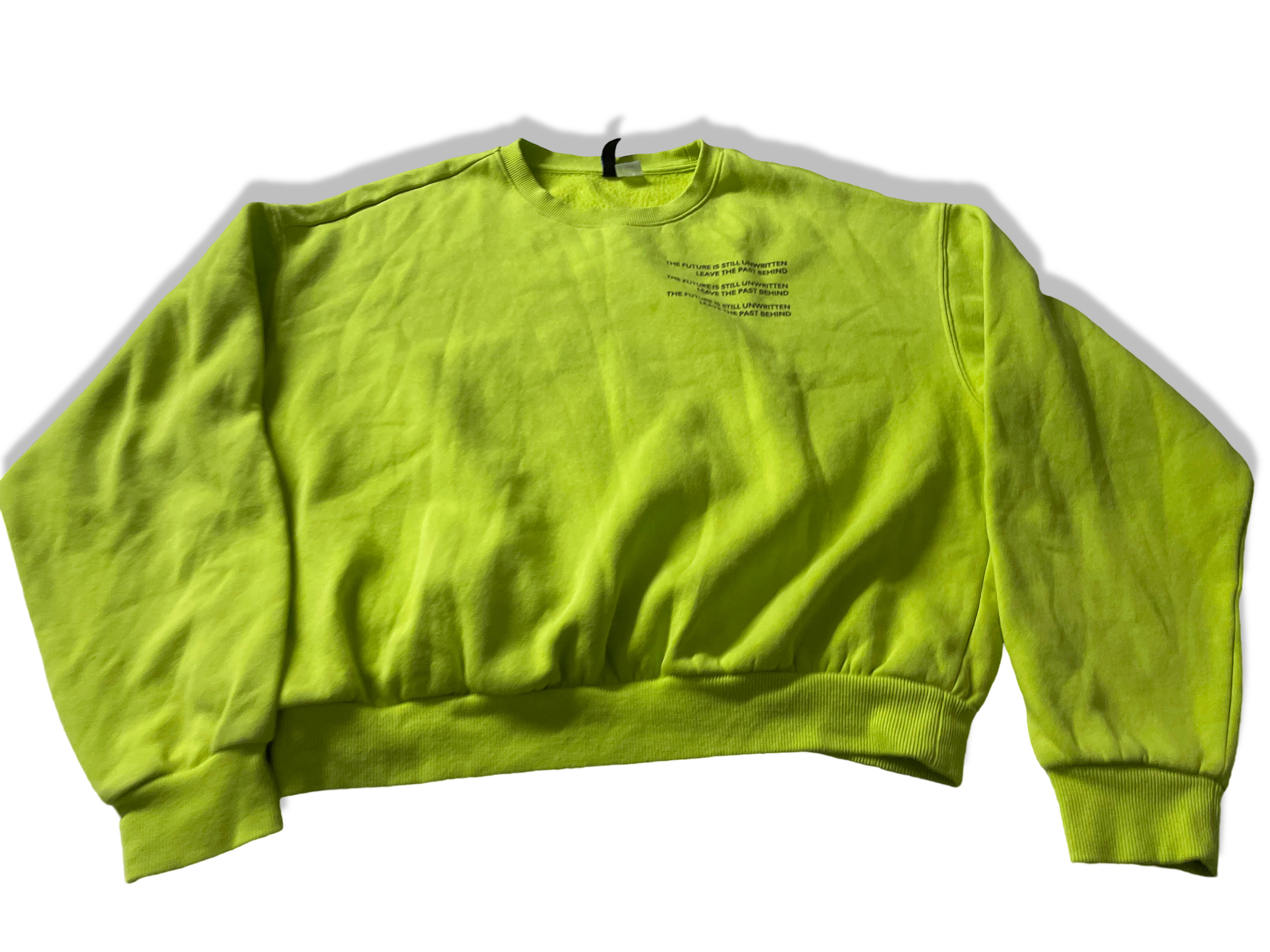Women's Mint green crew neck sweatshirt in L|L22 W22| SKU 4053