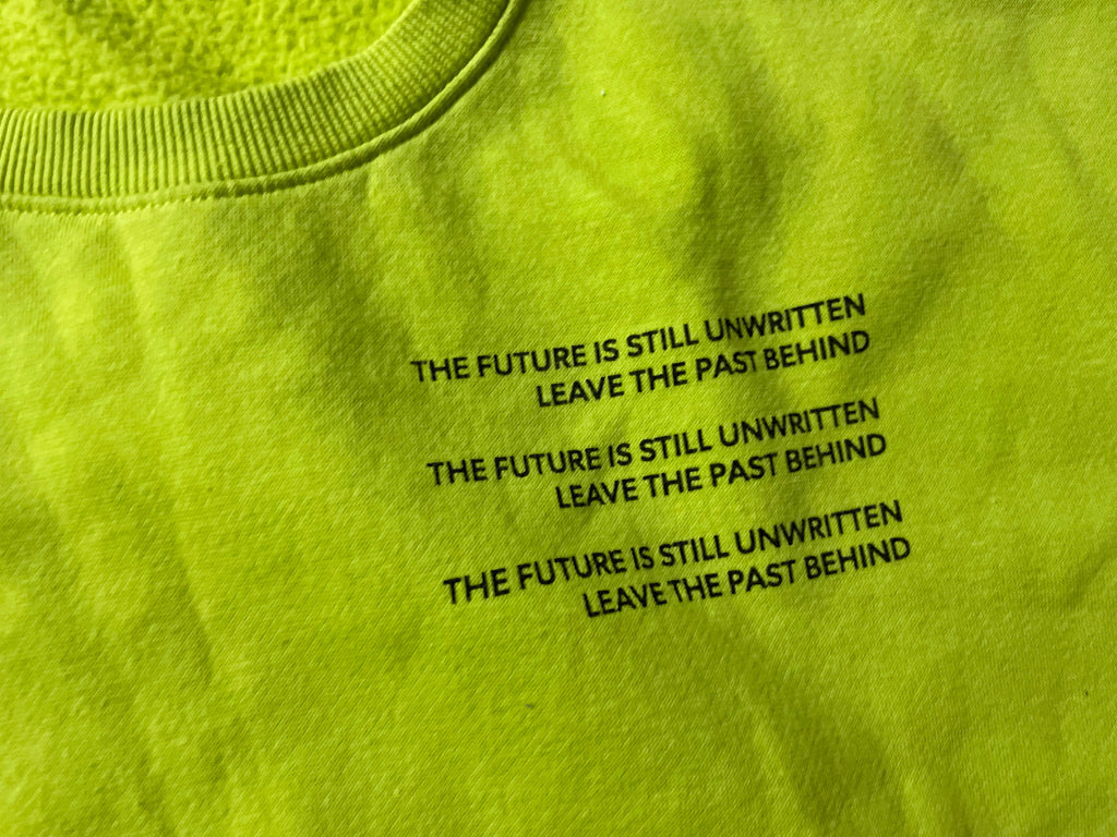 Women's Mint green crew neck sweatshirt in L|L22 W22| SKU 4053