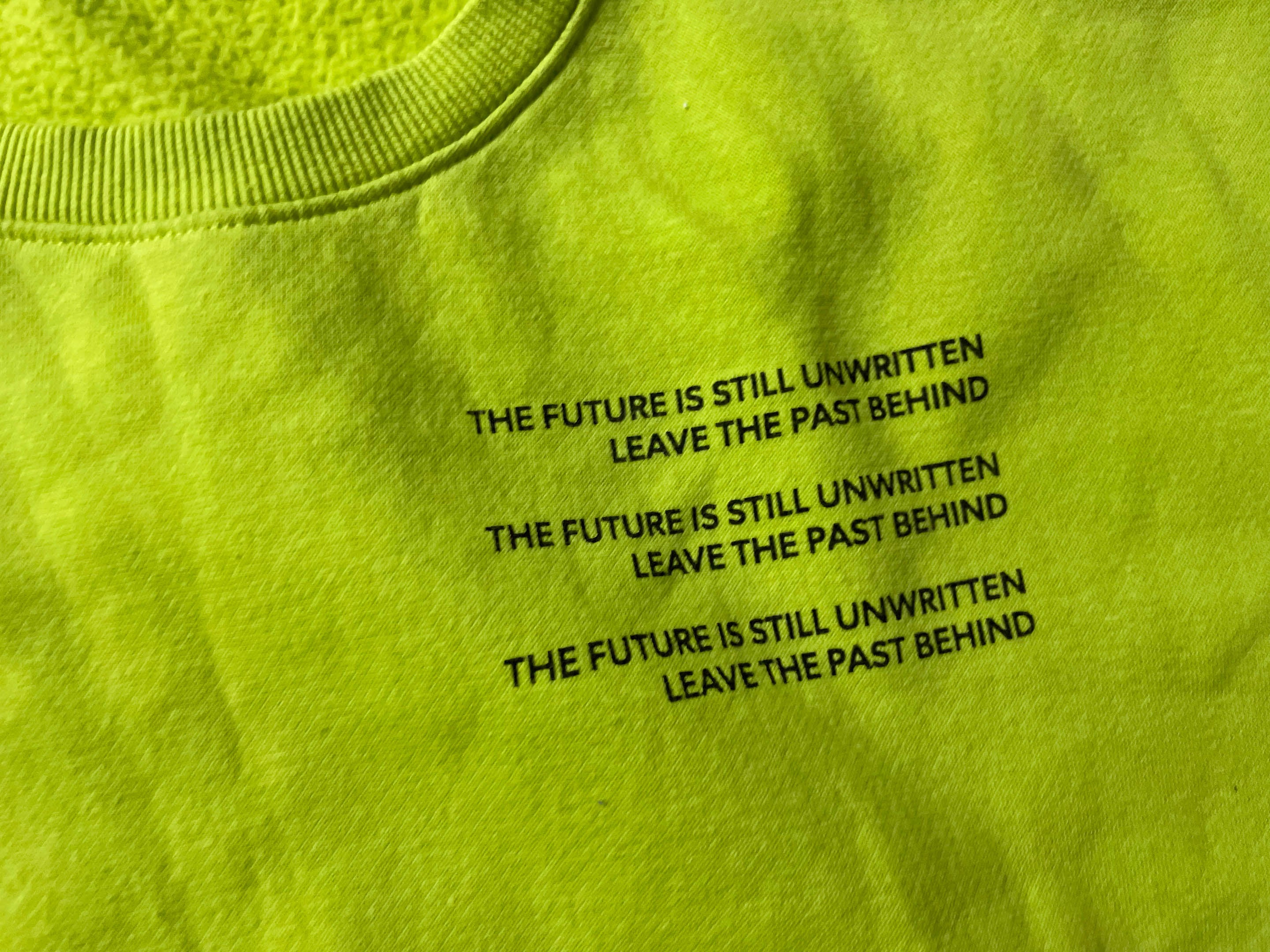 Women's Mint green crew neck sweatshirt in L|L22 W22| SKU 4053