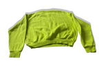 Women's Mint green crew neck sweatshirt in L|L22 W22| SKU 4053