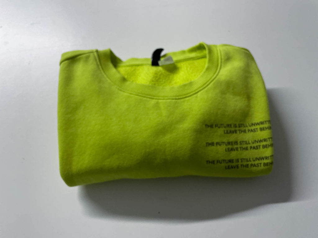 Women's Mint green crew neck sweatshirt in L|L22 W22| SKU 4053